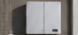 A wall-mounted home battery storage unit